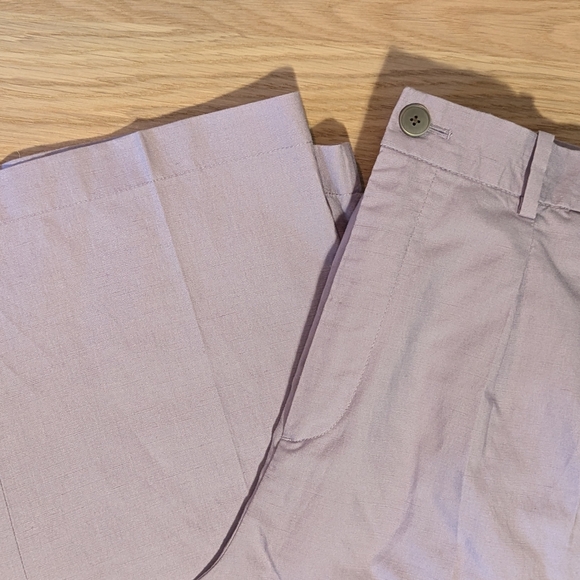 Uniqlo Wide Leg Linen Pant - Lilac - Picture 6 of 7